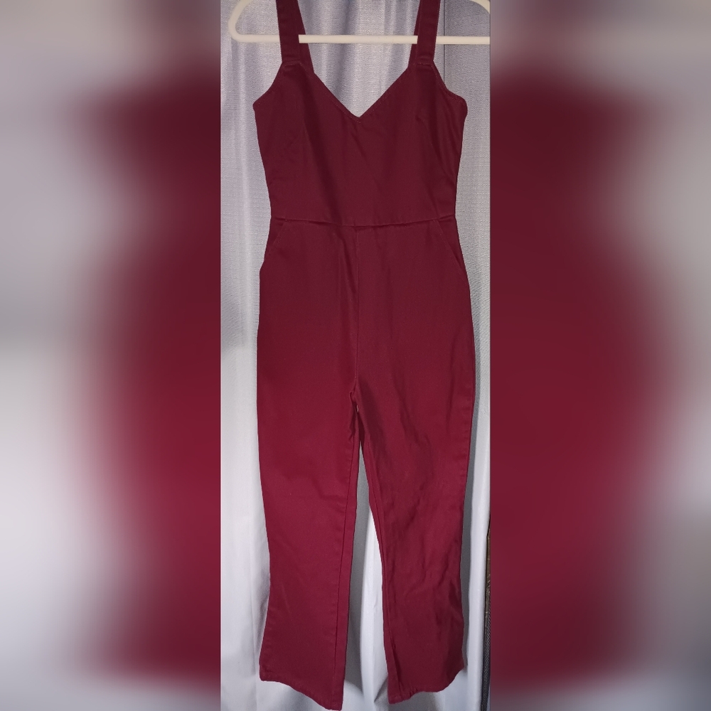 ASOS Burgundy Denim Pants